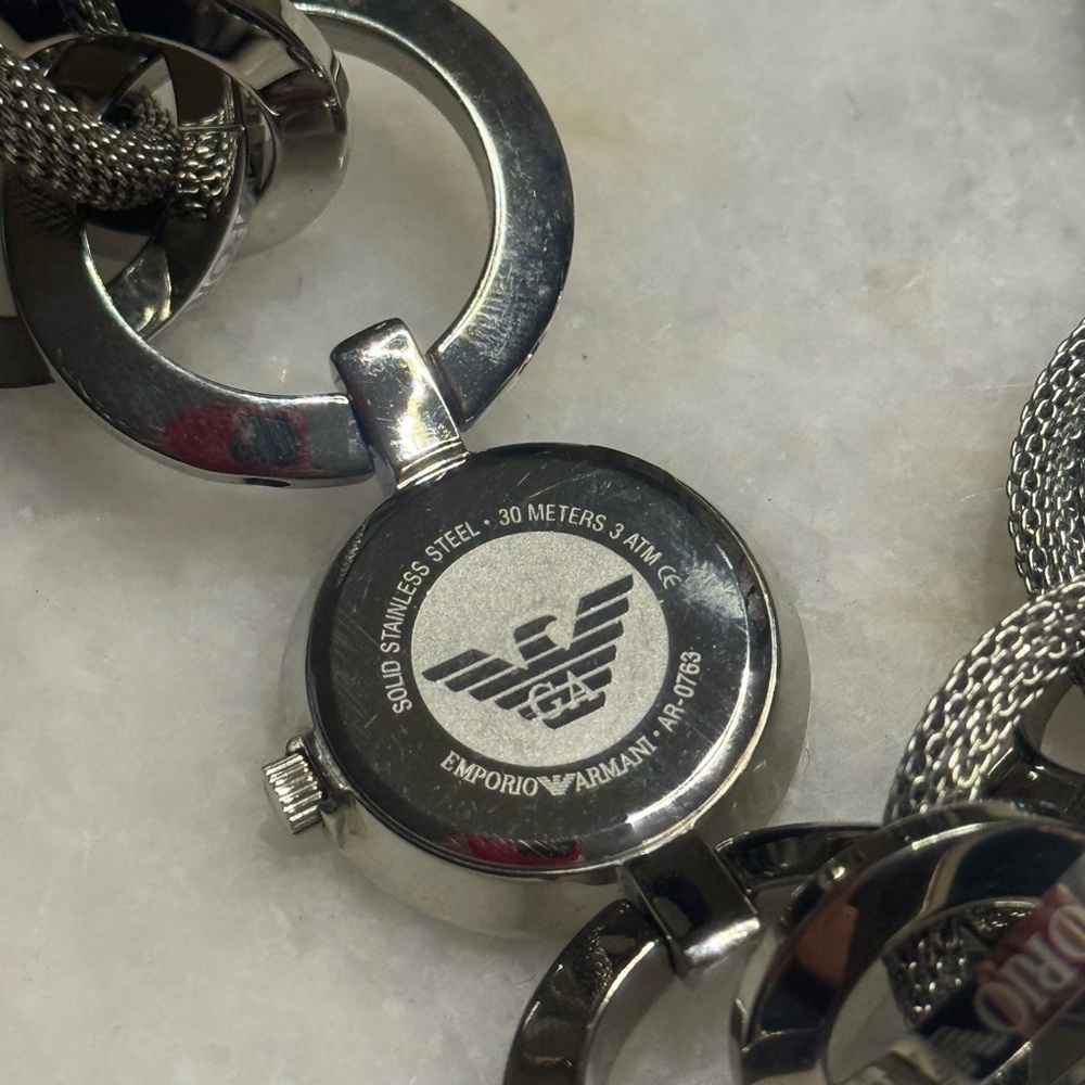 Emporio Armani Silver Women's Watch Bracelet - Picture 5 of 5